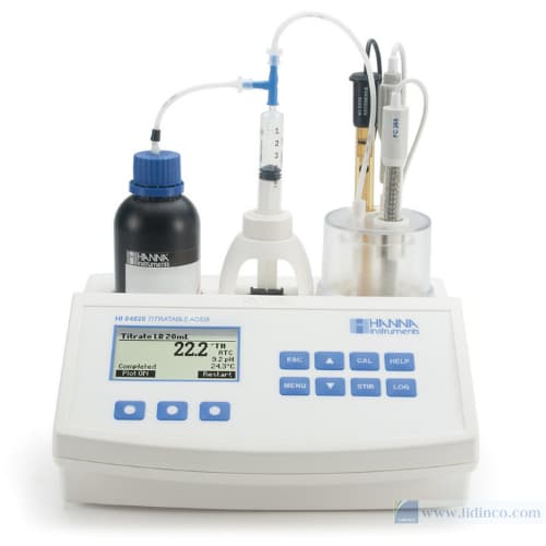 Máy chuẩn độ mini đo độ axit có thể chuẩn độ trong các sản phẩm sữa Hana Instruments HI84529