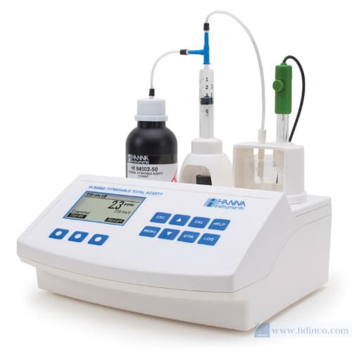 Máy chuẩn độ mini đo độ axit có thể chuẩn độ trong rượu Hana Instruments HI84502