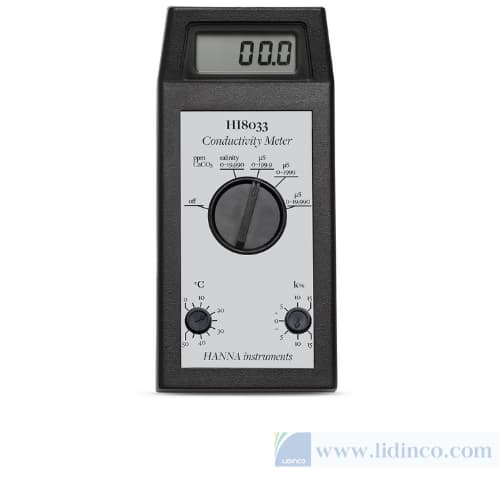 Máy Đo EC / TDS Đa Dải Cầm Tay Hanna Instruments HI8033