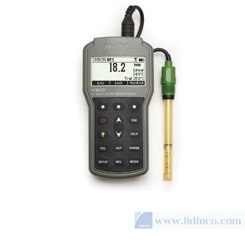 Máy Đo EC / TDS / Điện Trở Suất / Độ Mặn Hanna Instruments HI98192