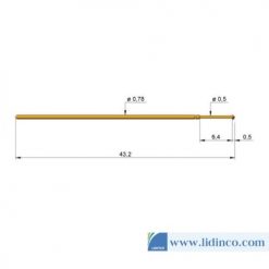 Chân pin ICT Ingun GKS-050 238 050 A 2000 43.2 mm 2 N