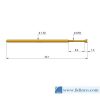 Chân pin ICT Ingun GKS-075 225 130 A 2800 33.1 mm 2.8 N