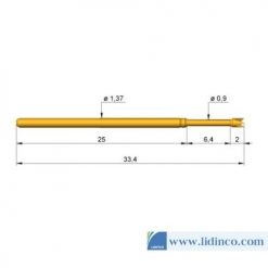 Chân pin ICT Ingun GKS-100 288 150 A 1500 33.4 mm 1.5 N
