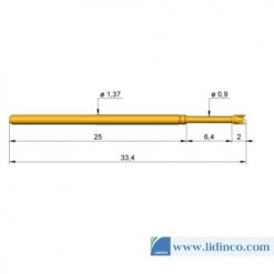 Chân pin ICT Ingun GKS-100 297 090 A 2000 33.4 mm 2 N