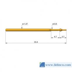 Chân pin ICT Ingun GKS-100 355 064 A 1000 33.4 mm 1 N 