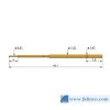 Chân pin ICT Ingun KS-075 WL 43.1mm 1N