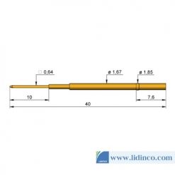 Chân pin ICT Ingun KS-100 47 G 40 mm