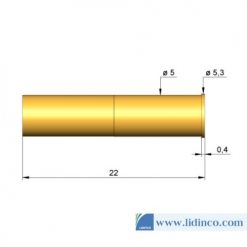 Chân pin ICT Ingun KS-810 22 mm