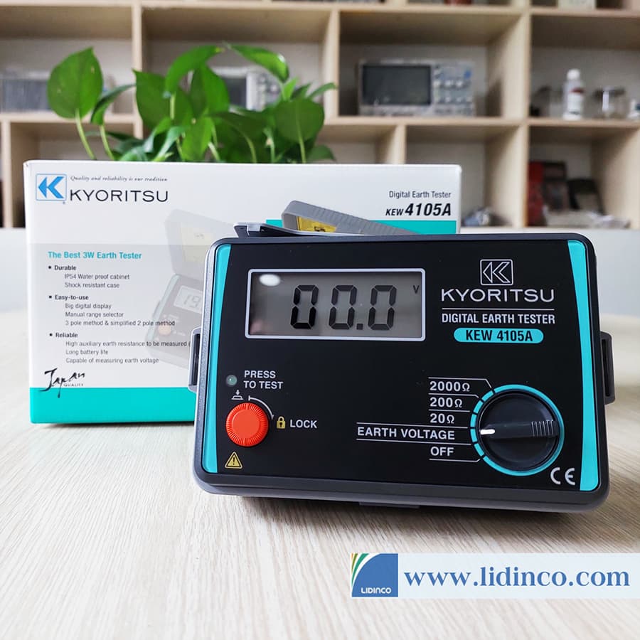Đồng hồ đo điện trở đất Kyoritsu KEW 4105A 2000Ω