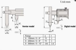 Thước kẹp điện tử Mitutoyo 536-105 10-150mm