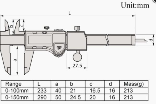 Thước kẹp điện tử Mitutoyo 573-181-30 0-100mm