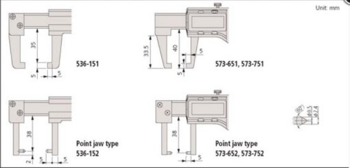 Thước kẹp điện tử Mitutoyo 573-651 0-150mm