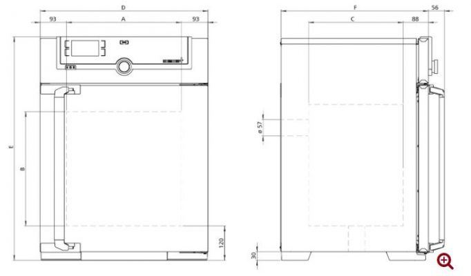 Tủ sấy UN55(32 lít)