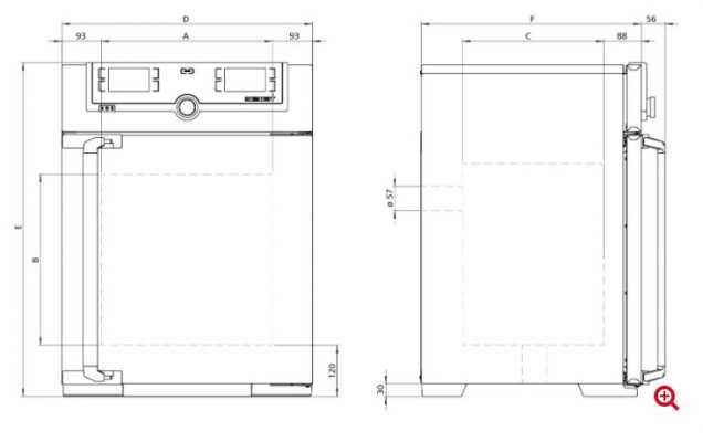 Tủ sấy UN55plus(53 lít)