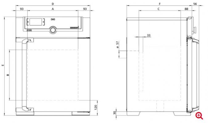 Tủ sấy đối lưu cưỡng bức UF55(53 lít)