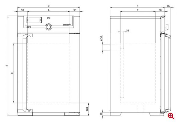 Tủ sấy đối lưu cưỡng bức UF75 (53 lít)