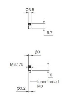 Microphone đo độ ồn 1/8" GRAS 40DD 6.5Hz~70kHz