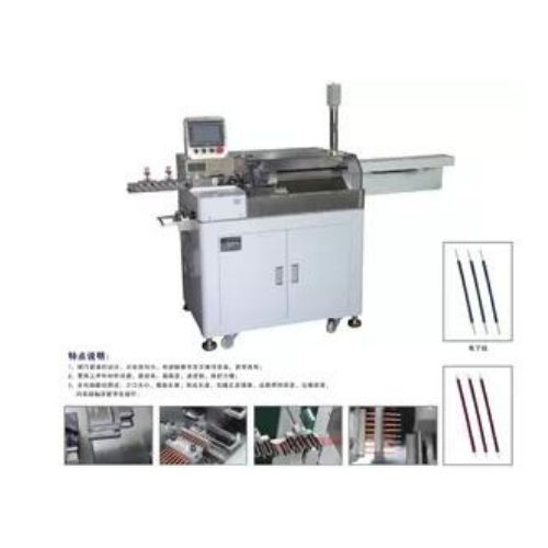Automatic wire cutting stripping and double-end tinning machine 
