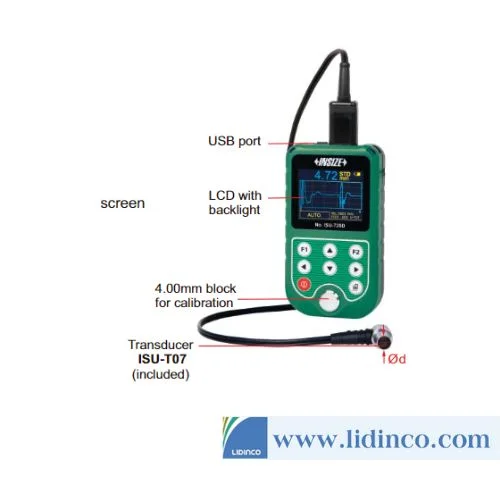 Máy đo độ dày lớp phủ Insize ISU-720D