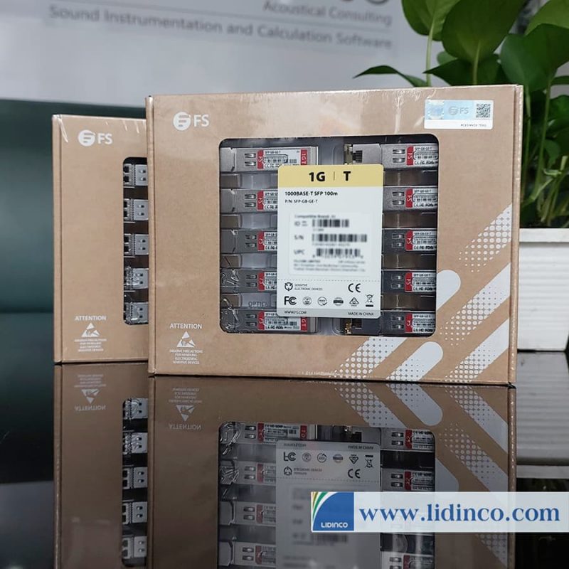 Module cáp quang FS 1000BASE-T SFP-GB-GE-T - Chuyên Thiết Bị
